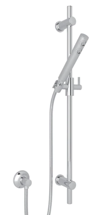 Rohl® Spa Collection Polished Chrome Modern Single-Function Handshower Set-0