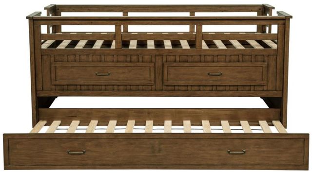 Coaster® Carlsbad Medium Brown Twin Captains Bed With Trundle -3