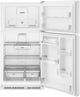 Whirlpool® 33" 21.3 Cu. Ft. White Top Freezer Refrigerator with Total Coverage Cooling-1