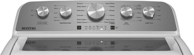 Maytag® 4.8 Cu. Ft. White Impeller Top Load Washer with Extra Power-6