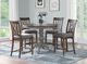 Flexsteel® Plymouth® Distressed Medium Brown Counter Chair-5