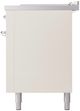 Ilve® Nostalgie II Series 60" Antique White Pro Style Dual Fuel Range-4