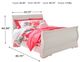 Signature Design by Ashley® Anarasia White Youth Full Sleigh Bed-1