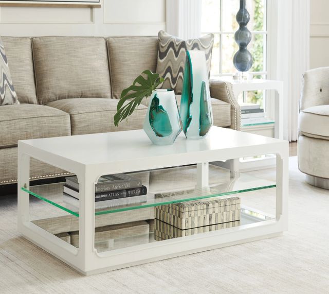 Lexington Home Avondale Glenwood White Cocktail Table-1