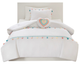 Olliix by Mi Zone Kids Tessa White Twin Tassel Comforter Set-1