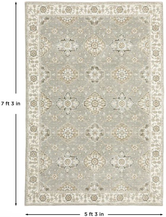 Oriental Weavers™ Andorra 5'x7' Style 21 Area Rug-2