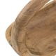 A & B Home Brown Teak Rectangular Tray with Handle-4