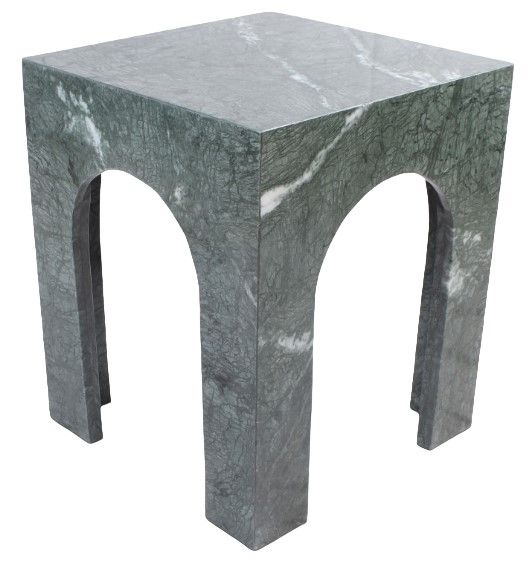Meridian Furniture Palermo Green Marble End Table-0