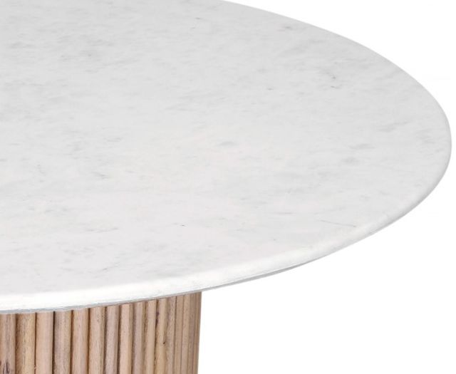 Meridian Furniture Oakhill White/Natural Dining Table-3