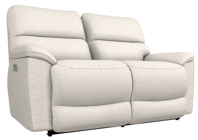 La-Z-Boy® Brooks Oyster Power Reclining Loveseat with Headrest-0
