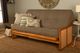 Kodiak Furniture Westport Linen Stone/Honey Full Futon with Mattress-1