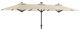 Furniture of America® Musa Canvas Stone Rectangular Market Umbrella-2