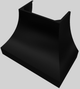 Vent-A-Hood® Designer Series 42" Black Wall Mounted Range Hood-4