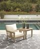 Signature Design by Ashley® Gerianne Grayish Brown Wooden Outdoor End Table-4
