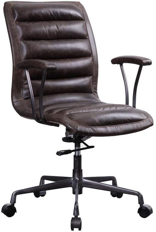 ACME Furniture Zooey Distress Chocolate Office Chair-0
