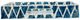 A & B Home Blue/White Rectangular Large Decorative Tray-2