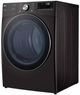 LG 7.4 Cu. Ft. Black Steel Smart Wi-Fi Enabled Front Load Electric Dryer with TurboSteam™ and Built-In Intelligence-2