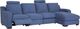 Palliser® Furniture Customizable Flex 3-Piece Right-Arm Facing Power Reclining Loveseat Sectional and Chaise-0