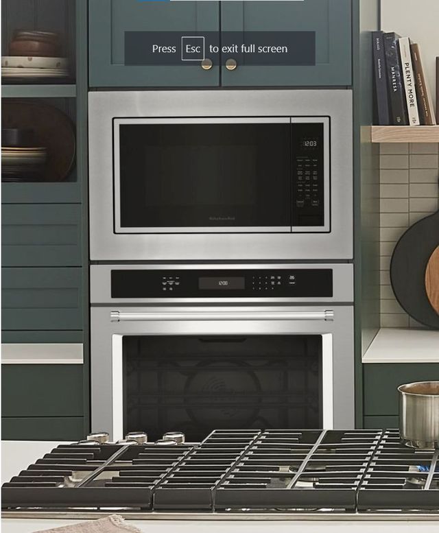 Amana® 27" Fingerprint Resistant Stainless Steel Built In Microwave Trim Kit-1