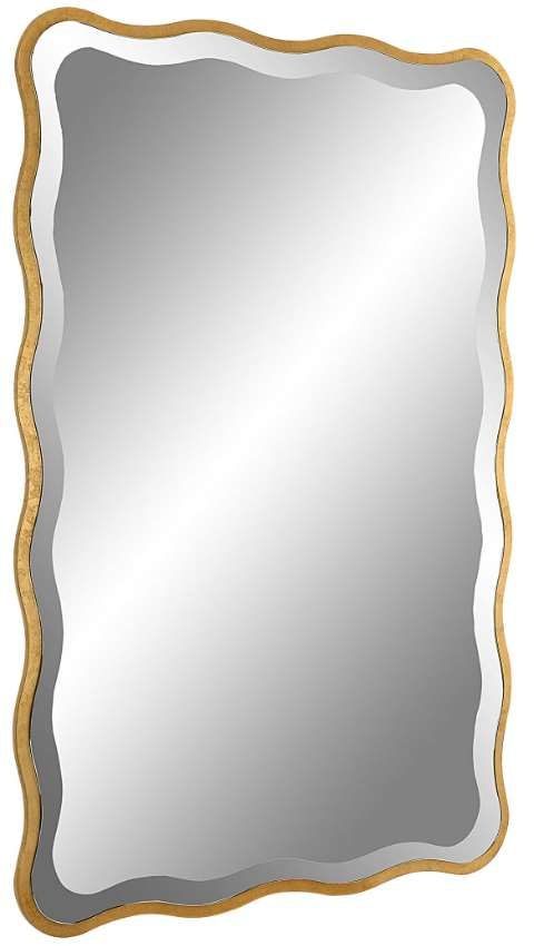Uttermost® Aneta Gold Scalloped Mirror-3