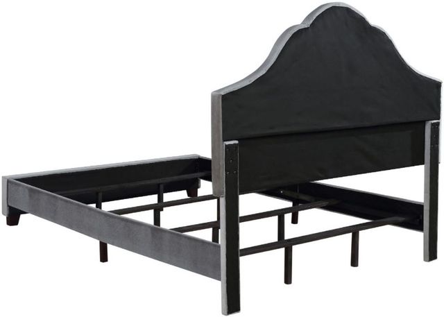 Coaster® Abbeville Grey Upholstered Queen Bed-2