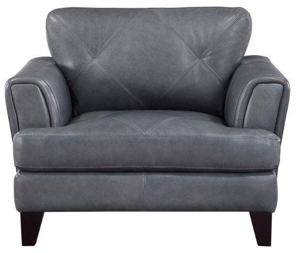 Homelegance® Thierry Burnish Gray Chair-2