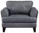 Homelegance® Thierry Burnish Gray Chair-2