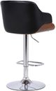 Armen Living Toby Black Adjustable Stool-3