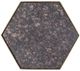 Fairfield® La Bella Dark Gray Chairside Table with Gold Base-3