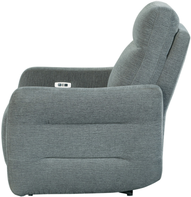 Mazin Furniture Edition Dove Grey Power Reclining Chair-2