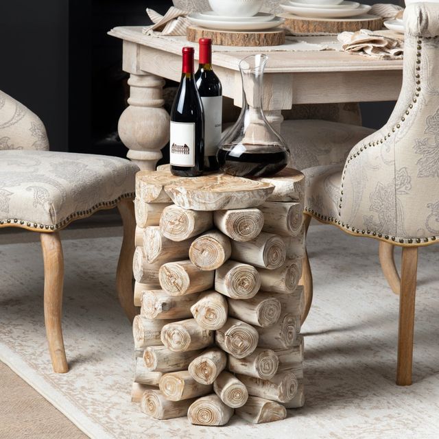 Crestview Collection Serendipity Natural Accent Table-1