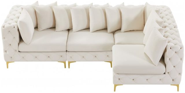 Meridian Furniture Tremblay 4-Piece Cream Modular Sectional-2