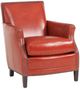 Smith Brothers Customizable 517 Leather Stationary Chair-0