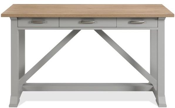 Riverside Furniture Osborne Gray Skies/Timeless Oak Writing Desk-1