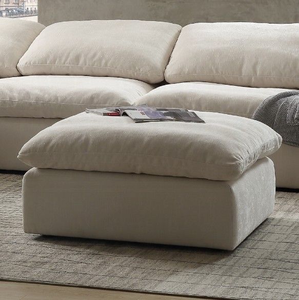 ACME Furniture Naveen Ivory Modular Ottoman-1