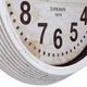 YHD White Iron Wall Clock-2