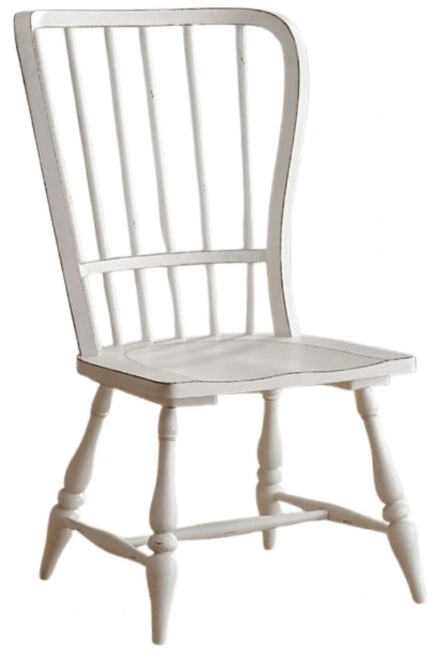 Liberty Furniture Magnolia Manor Windsor Antique White/Weathered Bark Chair-0