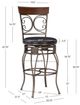 Powell® Bria Brown/Dark Bronze Big and Tall Bar Stool-2