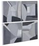 Sagebrook Home Triana 4-Piece Wall Art Set-0