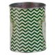 A & B Home Abington 2-Piece Green/White Oversized Tin Set-3
