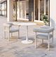 Zuo® Modern Soleil White Steel Outdoor Dining Table-4