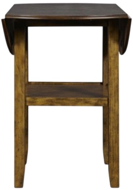 American Wholesale Furniture Gia 3-Piece Brown Counter Height Table Set-1