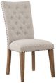 Steve Silver Co. Riverdale Oatmeal Upholstered Dining Side Chair-0