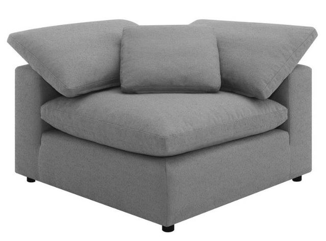 Coaster® Raleigh 6-Piece Gray L-Shape Sectional-3