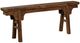 Furniture Classics Peasant 51'' Brown Bench-0