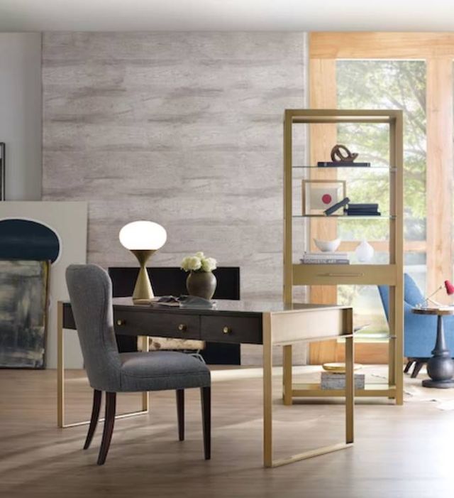 Hooker® Furniture Curata Brushed Brass Bunching Bookcase-3