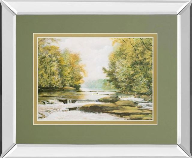 Classy Art Fireman’s Park by Bruce Nawrocke Mirror Framed Wall Art-0