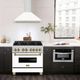 ZLINE Autograph Edition 36" White Matte Wall Mounted Range Hood -1