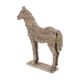 A & B Home Natural Standing Horse Accent-3