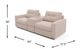 Drew & Jonathan Home ModularOne New Horizon 3-Piece Beige Modular Sectional with Media Charging Console-2